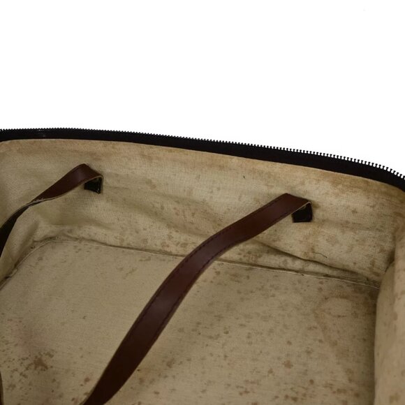 FENDI Logo Zucca Pattern Suitcase Travel Hand Bag Canvas Leather Brown 36YG733 - Picture 2 of 15